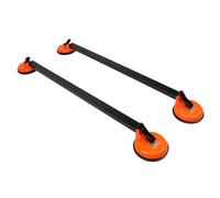 VBESTLIFE Paquet de 2 barres de toit de voiture à ventouse, barres transversales de barres de toit de voiture de 36,22 pouces, porte-bagages de toit universel pour véhicules