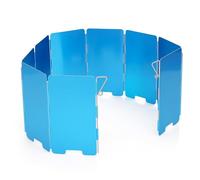 VBESTLIFE Pare-Brise de Réchaud, Pare-Brise de Réchaud de Camping Pliant 9 Plaques Pare-Brise de Réchaud de Camping en Aluminium pour Camping Pique-Nique Sac à Dos