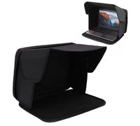 VBESTLIFE Pare-Soleil pour Ordinateur Portable, Convient aux Ordinateurs Portables de 12 à 14 Pouces, Housse en Tissu Oxford Portable Pliable avec Protection de la Vie Privée et de