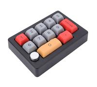 VBESTLIFE Pavé Numérique Mécanique, pavé Numérique Programmable Macro à 12 Touches avec Rétroéclairage RVB et Bouton de Joystick, pour Wins 7, 8, 10, pour OS X (Black)