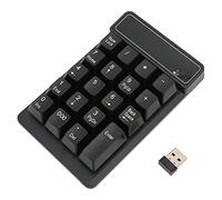 VBESTLIFE Pavé Numérique sans Fil, Portable 19 Touches 2,4 GHz Clavier Numérique de Comptabilité Financière Ergonomique sans Fil pour Ordinateur Portable, PC, Bureau