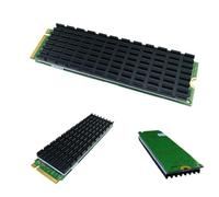 VBESTLIFE PCIE M.2 SSD 2280 Dissipateur de Chaleur Refroidisseur Radiateur Ailette de Refroidissement pour Ordinateurs de Bureau et Portables, 70x22x3mm(Noir)