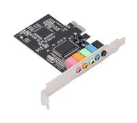VBESTLIFE PCIe Sound Carte, 5.1 Carte Audio Interne avec Support de Profil Bas, Son Surround 3D pour PC de Bureau