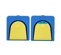 VBESTLIFE Pédale de Commutation au Pied Double Mode, Contrôleur Programmable sans Fil BT et USB à 2 Pédales, pour les Jeux Cliniques et le Contrôle des PC Industriels