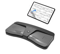 VBESTLIFE Pédale de Retournement de Page Bluetooth sans Fil, Pédale Ergonomique de Retournement de Page de Musique Mains Libres avec Base Antidérapante, pour Téléphones Tablettes IOS