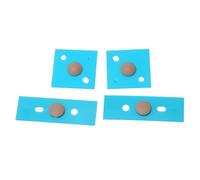 VBESTLIFE Pieds de Boîtier Inférieur pour Ordinateur Portable pour 3e/4e/5e Génération, Pieds de Boîtier Ronds de Remplacement Antidérapants (Or Rose)