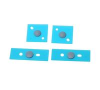 VBESTLIFE Pieds de Boîtier Inférieur pour Ordinateur Portable pour 3e/4e/5e Génération, Pieds de Boîtier Ronds de Remplacement Antidérapants (Bleu)