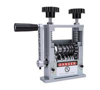 VBESTLIFE Pince à Dénuder électrique pour Perceuse électrique, Dénudeur de Fil Manuel à 6 Trous, Machine à Dénuder les Câbles Réglable avec Rouleaux à Rainure en V pour Câbles de