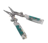 VBESTLIFE Pince à Dénuder Pliante 20 en 1, Outil Multifonctionnel avec Détecteur de Tension, Pince à Sertir pour Couper, Dénuder et Tirer les Fils