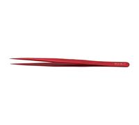 VBESTLIFE Pince à épiler de Précision - Pince à épiler à Pointe Fine Portable, Résistante à la Corrosion et aux Magnétiques pour la Réparation de Fils de Connexion de Téléphones Portables, PC, (rouge)