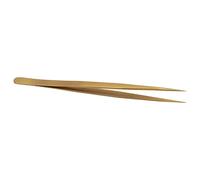 VBESTLIFE Pince à épiler de Précision - Pince à épiler à Pointe Fine Portable, Résistante à la Corrosion et aux Magnétiques pour la Réparation de Fils de Connexion de Téléphones Portables, PC, (GOLD)