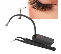 VBESTLIFE Pince à épiler pour Greffe de Cils, Légère, avec Durcissement de Colle LED - Lampe D'extension de Cils Légère pour les Professionnels des Salons de beauté