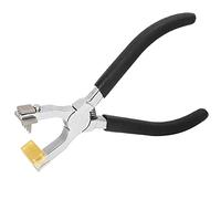 VBESTLIFE Pince Perforatrice de Couture en Acier Inoxydable, Ciseau à Dents en Cuir à Bouche Plate, Perforateur de Trous Artisanal Robuste pour la Réparation de Ceinture, de Chaussures, de