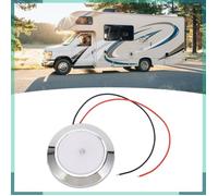 VBESTLIFE Plafonnier LED RV 2.8 Pouces 12V avec Interrupteur Tactile pour bateaux et camping-cars