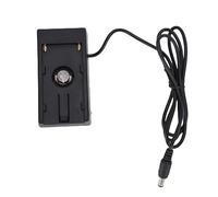 VBESTLIFE Plaque Adaptateur de Batterie NP-F avec Port de Sortie DC 5,5 2,1 Mm, Compatible avec Les Batteries NP-F550 à F970 et Filetage 1/4" pour Lumières LED