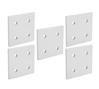 VBESTLIFE Plaque de Connexion Verticale à 4 Trous pour Extrusion d'aluminium, Panneau de Jonction anodisé Résistant à la Corrosion pour Cadre d'imprimante 3D (8080)