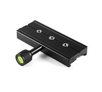 VBESTLIFE Plaque de dégagement Rapide, Adaptateur de Pince QR-120 pour Plaque de dégagement Rapide 1/4 "3/8", pour trépied RSS Arca Swiss, matériaux entièrement métalliques, usinage de précision CNC