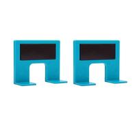 VBESTLIFE Plaque de Fixation D'installation de Charnière 2 Pièces, Localisation Précise de 2 Mm avec Aimant Puissant pour le Montage de Charnière D'armoire, Portes en Bois et en Aluminium