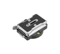 VBESTLIFE Plaque de Fixation Rapide pour Appareil Photo, Système de Fixation Rapide à Verrouillage Automatique 38 Mm, Base Multifonctionnelle pour Trépied, Monopode, Slider, etc. (Black)