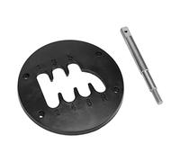 VBESTLIFE Plaque de Manette de Vitesse Mod, 6 Vitesses, Amortissement du Moule, Courte Portée, Manette de Vitesse Courte, Modification de la Plaque Intermédiaire avec Levier de 95 Mm pour