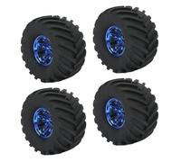 VBESTLIFE Pneus et roues de voiture RC à échelle 1/10 de 4 pièces pour voitures télécommandées 1/10