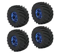 VBESTLIFE Pneus et roues de voiture RC à échelle 1/10 de 4 pièces pour voitures télécommandées 1/10