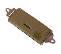 VBESTLIFE Pochette Arrière pour Casque, Sac D'accessoires pour Casque en Nylon 2 Couleurs Pochette de Contrepoids pour OPS/Fast/BJ/PJ/MH avec Blocs (Bronzer)