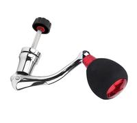 VBESTLIFE Poignée de Rechange pour Moulinet de Pêche, Boutons d'alimentation avec Bras à Bascule en Métal pour Abu 6500, Bouton Antidérapant Confortable en EVA, Kit de Réparation de Moulinet (4000