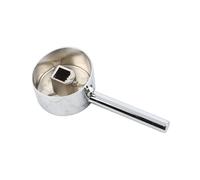 VBESTLIFE Poignée de Robinet en Alliage de Zinc de 45mm, Levier de Robinet de Salle de Bains chromé avec Conception Ergonomique pour le Remplacement du Lavabo et des Toilettes