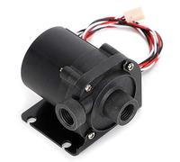 VBESTLIFE Pompe à Eau PC sans Brosse DC 12V 600L/H G1/4in Mini Pompe de Refroidissement à Eau pour Ordinateur avec Ligne de Vitesse Sortie d'eau Gauche