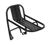 VBESTLIFE Porte-Bagages Avant de Vélo, Transport Pratique en Aluminium Noir pour Le Cyclisme