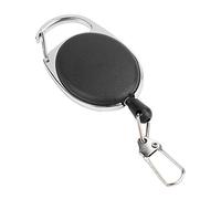 VBESTLIFE Porte-Clés Rétractable en ABS et Nylon de 60 Cm, Fil d'acier Inoxydable Robuste et Durable, Mini Boucle de Porte-Clés Légère pour Sac de Ceinture d'alpinisme (Vendre dix pour Un)