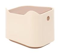 VBESTLIFE Poubelle à Litière pour Chat élégante, Design Compact, Matériau PP Résistant aux Odeurs, 7,09x4,92x5,12 Pouces, pour la Décoration de la Maison