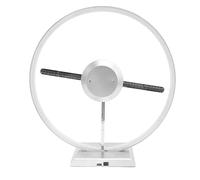VBESTLIFE Projecteur de Ventilateur D'hologramme 3D de 10,2 Pouces, Affichage Publicitaire de Projecteur de Ventilateur D'hologramme 3D 224LED 1200x640, Contrôle APP, pour Noël, Halloween,