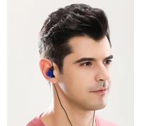 VBESTLIFE QKZ AK6 Graphène Diaphragme Bobine Dynamique HiFi Sport Casque dans L'oreille écouteur avec Microphone Musique écouteurs pour Smartphones (Blue)