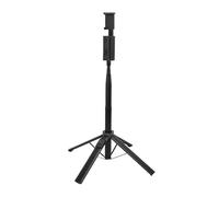 VBESTLIFE Quadripode de Perche à Selfie Extensible de 1,5 M avec Suivi du Visage AI, Contrôle Gestuel Rotatif à 360° et Télécommande Bluetooth pour Téléphones