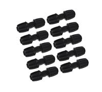 VBESTLIFE Raccord d'irrigation Goutte à Goutte de Jardin, 10 Pièces Connecteur Droit à Ajustement Rapide pour Tuyau PE de 16 Mm, Aucun Outil Requis Coupleur à Connexion Rapide Pom, Adaptateur Compact