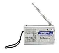 VBESTLIFE Radio FM Portable, Mini Haut-Parleur Multifonction Intégré AM FM Transistor Radio avec Prise Casque, Lecteur de Musique FM Portable Radio de Poche