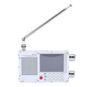 VBESTLIFE Radio Pleine Bande, Radio Portable avec écran Tactile LCD de 2,8 Pouces, Batterie 5000 MAh, écran RDS, Clavier Numérique pour FM LW MW SW Ondes Courtes (White)