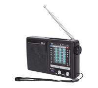 VBESTLIFE Radio Portable AM FM SW avec Récepteur à Ondes Courtes, Radio de Poche, Fonctionne avec Piles 2AA, Prise Casque 3,5 Mm, pour la Marche, Les Voyages, la Randonnée (Black)