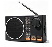 VBESTLIFE Radio Portable, Petite Bande Complète FM AM SW Légère avec Antenne Rétractable, pour Le Camping en Plein Air, Cadeau pour Personnes âgées
