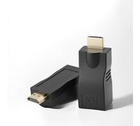 VBESTLIFE Rallonge HDMI 4K vers RJ45, Rallonge HDMI sur Câble Ethernet Cat5e Cat6, Répéteur HDMI vers Convertisseur Réseau RJ45 pour HDTV STB DVD, Transmission 30 M