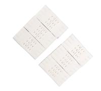 VBESTLIFE Recharges de Remplacement de Brosse de Toilette Jetables, Paquet de 12 Tampons de Baguette à Récurer pour le Nettoyage de la Cuvette des Toilettes, Tampons en Fibres Solubles, sans Danger