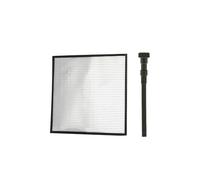 VBESTLIFE Réflecteur de Lumière, Panneau Miroir de 9,4 X 9,4 Pouces avec Grille de 0,2 X 0,2 Pouces pour des Effets D'éclairage Dynamiques, Conception Flexible avec Base Magnétique, adapté (Silver)