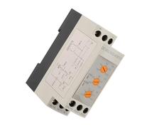 VBESTLIFE Relais de Protection contre les Surtensions et les Sous-tensions, Moniteur 24 V avec Points de Déclenchement Réglables, Montage sur Rail Din, Contrôle à Double Contact pour Systèmes (DC48V)