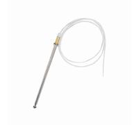 VBESTLIFE Remplacement de Mât d'Antenne FM AM, Tige d'Antenne de Voiture pour W124 W126, Antenne Radio à Ajustement Direct, Réception de Signal Stable, Support à Vis en Métal chromé, Réparation de