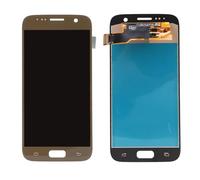 VBESTLIFE Remplacement D'écran de Téléphone S7, Assemblage D'écran Tactile de Téléphone à écran TFT avec Kit D'outils de Réparation de Cadre pour S7 (Gold)