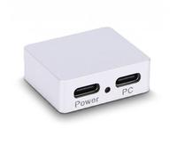 VBESTLIFE Répartiteur de Puissance USB C, Séparateur de Signal USB 2.0 de Type C en Alliage D'aluminium avec Indicateur D'état d'alimentation, pour Appareils Sonores de Contrôle Industriel