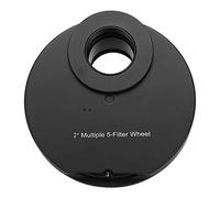 VBESTLIFE Roue de Filtre de 2 Pouces, Roue de Filtre à 5 Positions Multiples Entièrement en Métal de 2 Pouces pour Roue de Filtre D'espace Lointain de Télescope