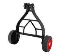 VBESTLIFE Roue de Roue de à Corde, Poussée Derrière la Herbe, Roues de Support Réglables pour Tubes d'arbre de 26 Mm-28 Mm / 0,98-1.1 Pouce